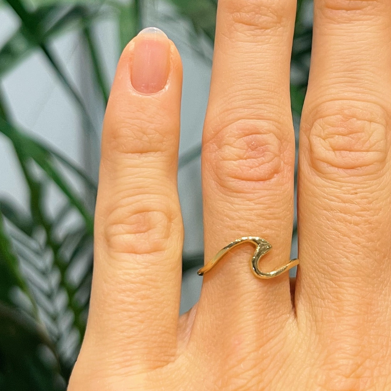 PREDORDER Gehämmerter WELLEN Ring ✨ vergoldet - Tropical Tribe