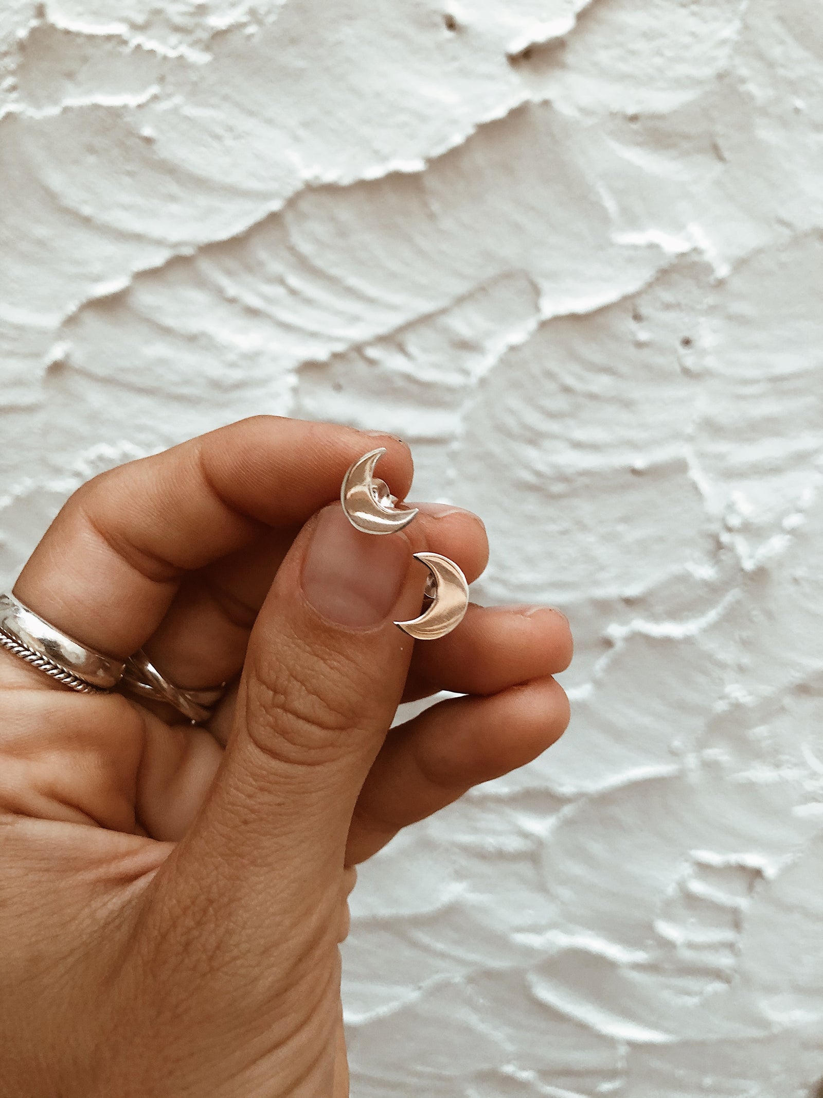 Mond Ohrstecker - Tropical Tribe