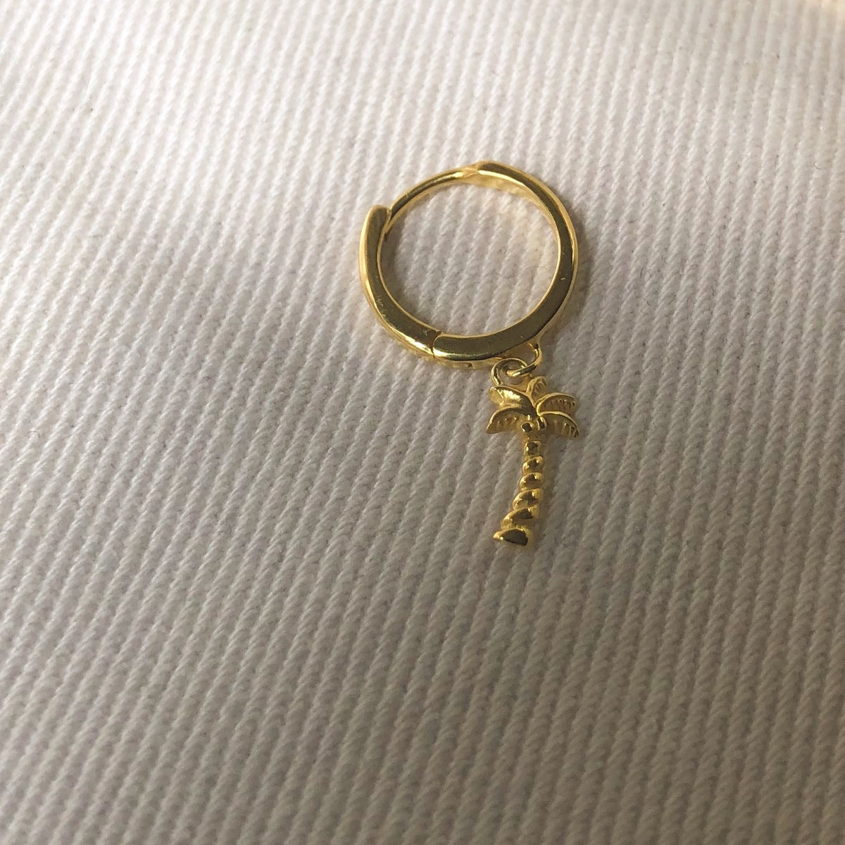 PREORDER Mini Kreole mit Palmtree Anhänger ✨ vergoldet - Tropical Tribe