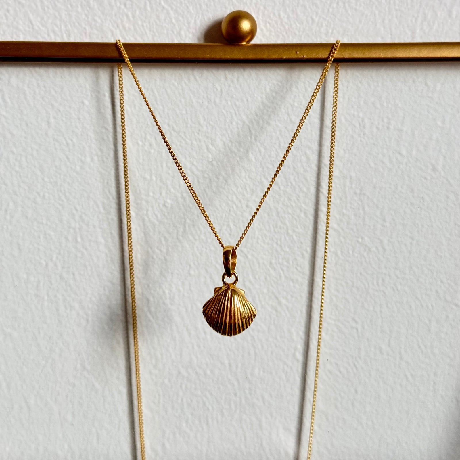 Süße Kette mit Muschel Anhänger ✨ vergoldet - Tropical Tribe