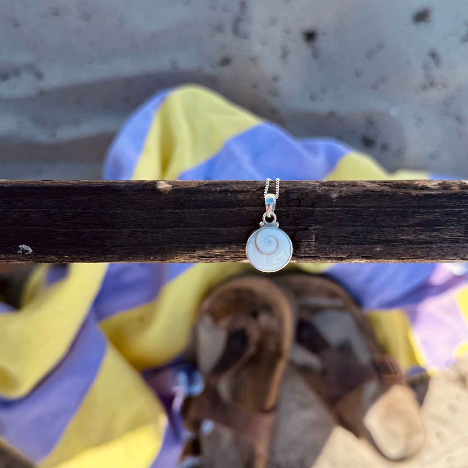 Kette mit Shiva-Muschel Anhänger