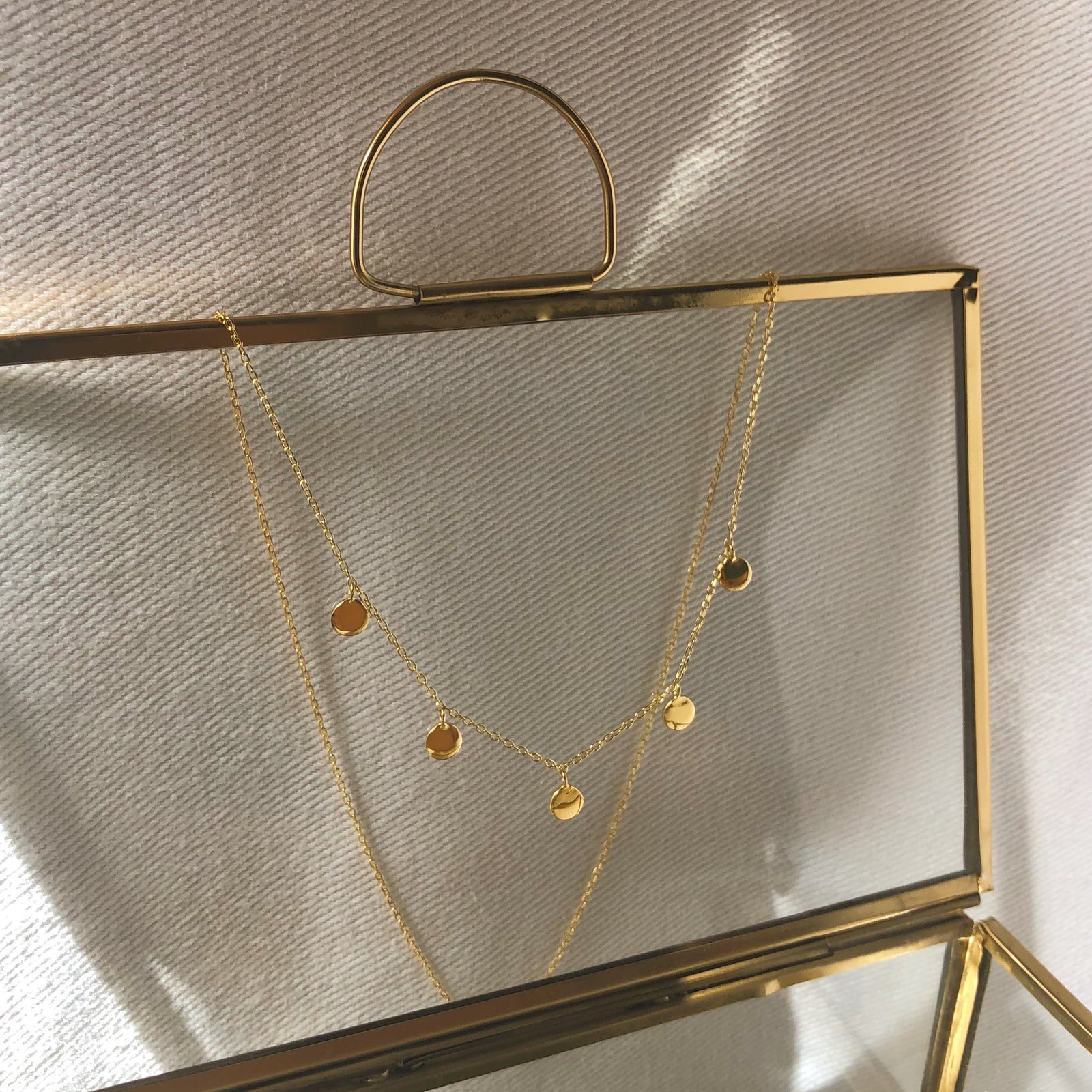 PREORDER Kette mit runden Silber Anhängern ✨ vergoldet - Tropical Tribe