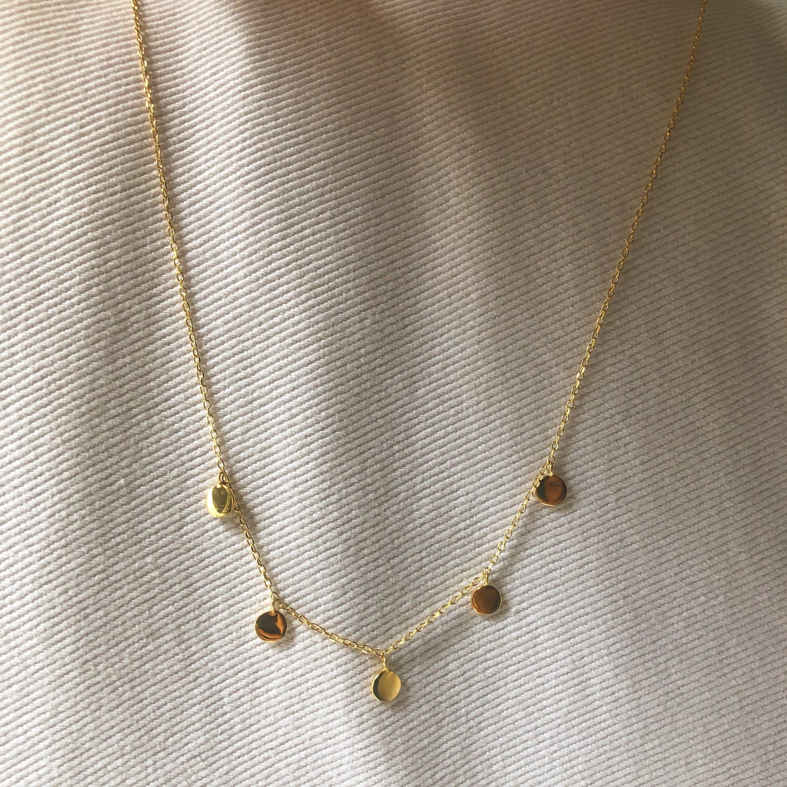 PREORDER Kette mit runden Silber Anhängern ✨ vergoldet - Tropical Tribe