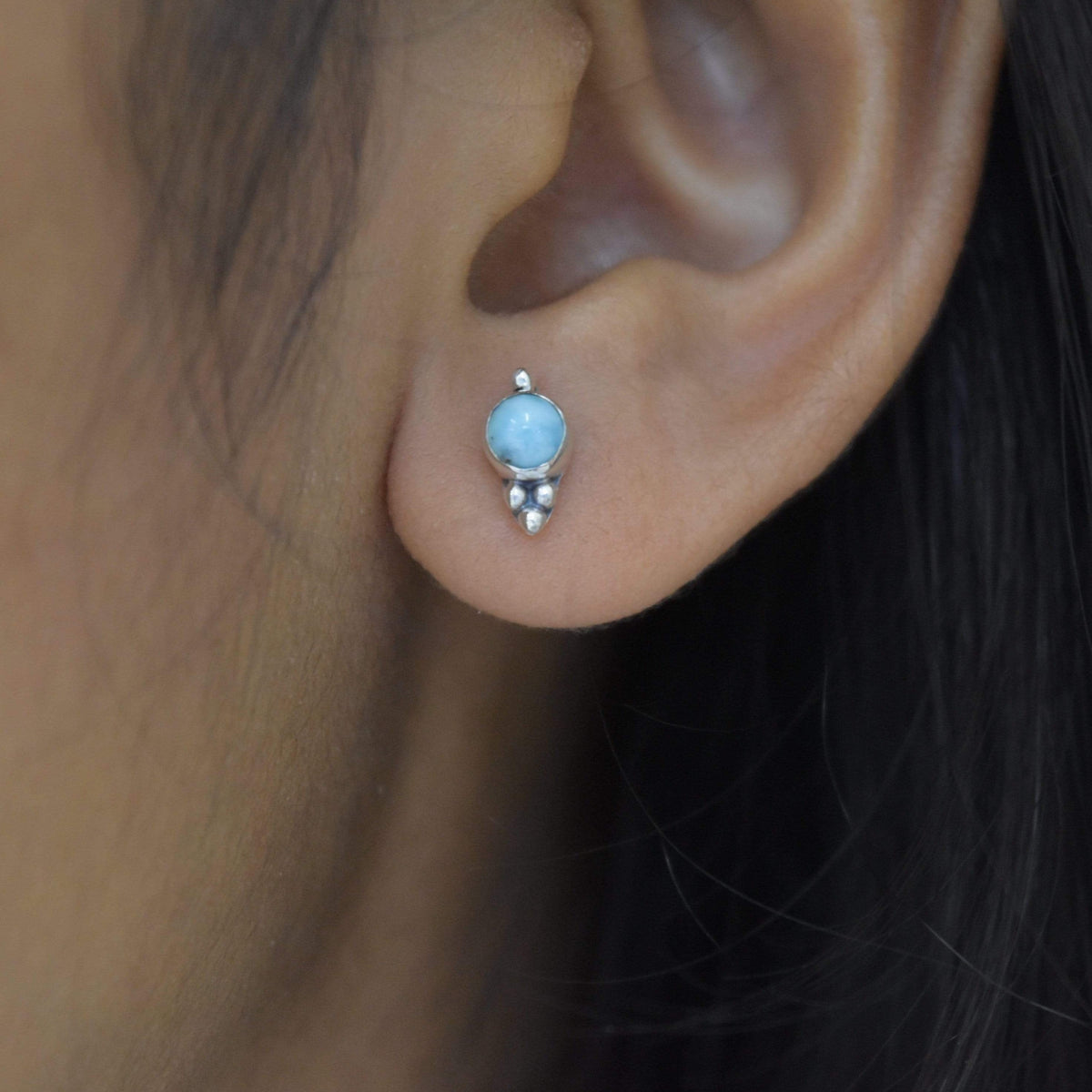 Larimar Ohrstecker - Tropical Tribe