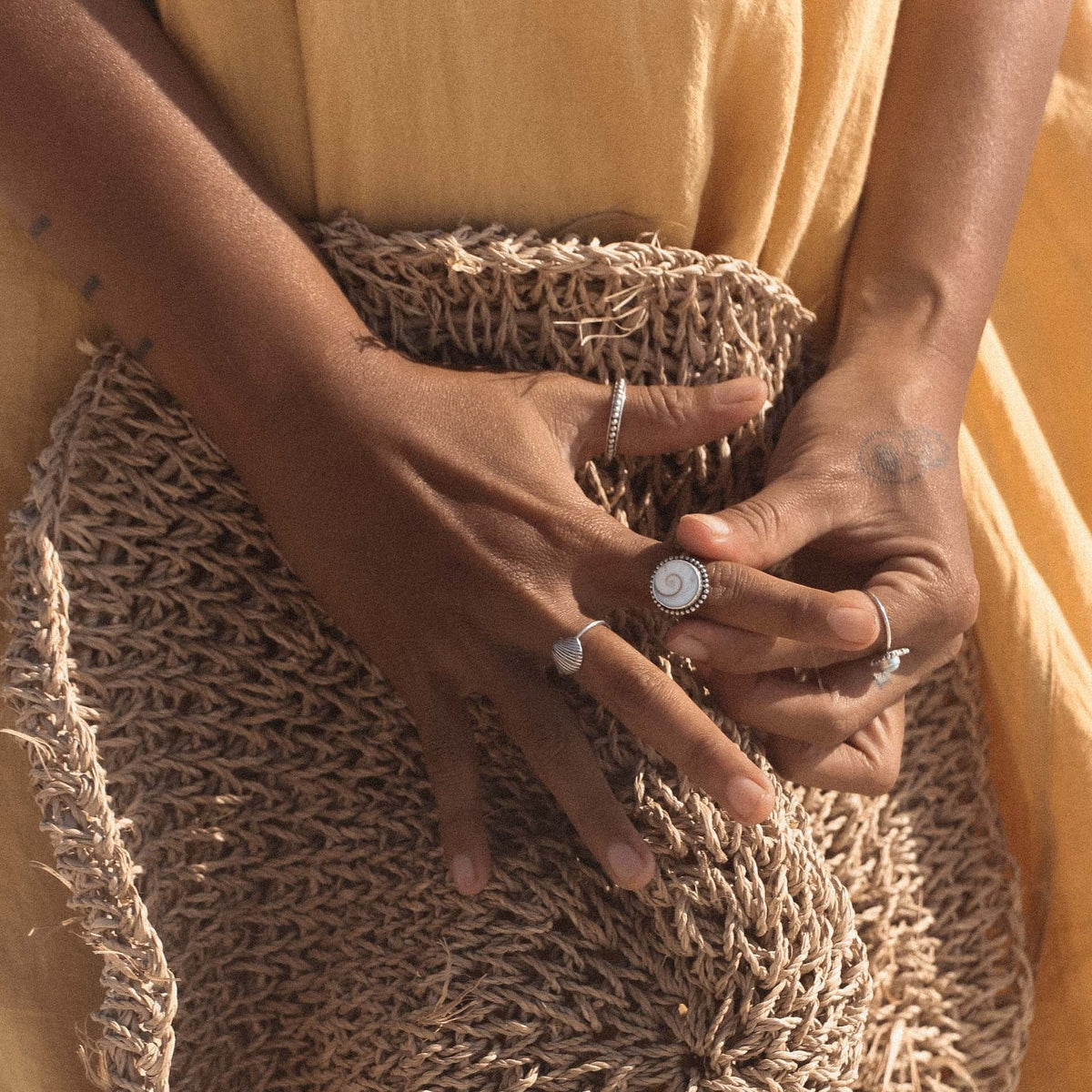 Muschel Ring - Tropical Tribe