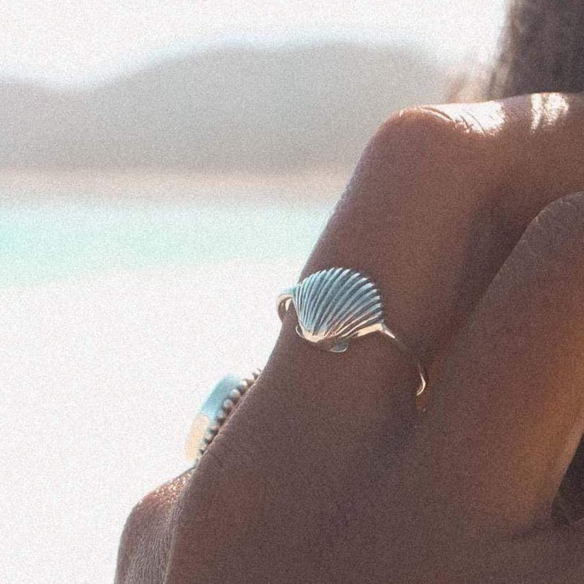 Muschel Ring - Tropical Tribe