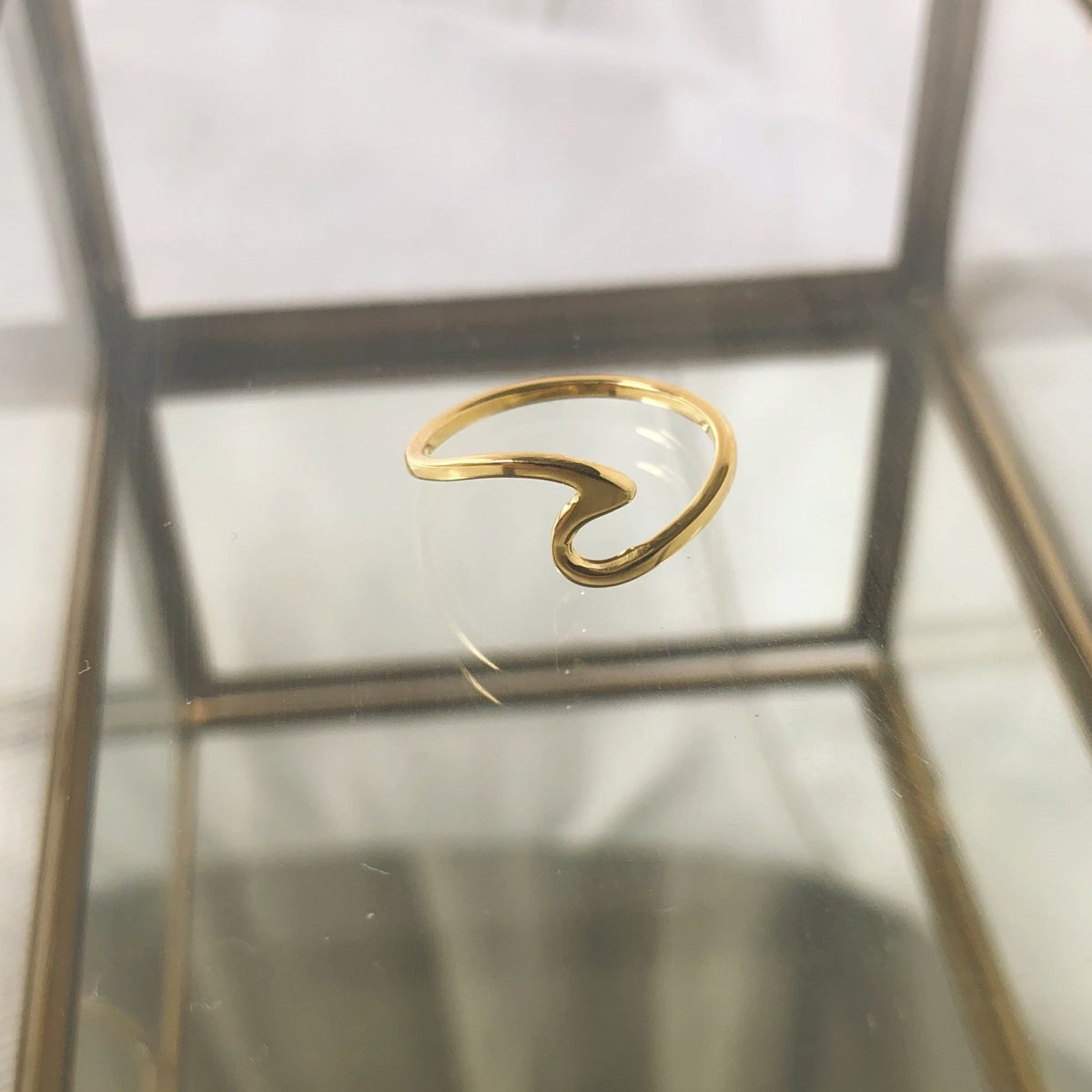 WELLEN Ring ✨ vergoldet - Tropical Tribe